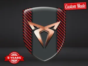 Seat Cupra Adesivo in Silicone Resistente Alta Qualità Professionale